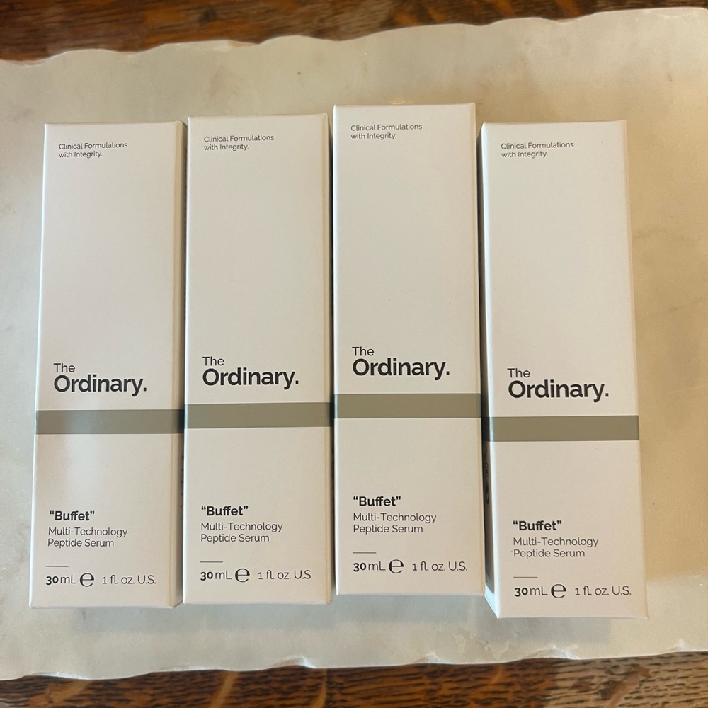 The Ordinary Buffet Multi-Technology Peptide Serum - 4 pack